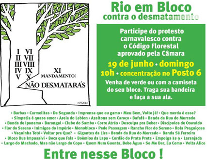 Rio em Bloco Contra o Desmatamento