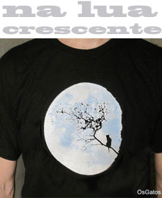 camiseta lua crescente